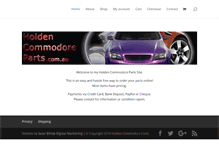 Tablet Screenshot of holdencommodoreparts.com.au